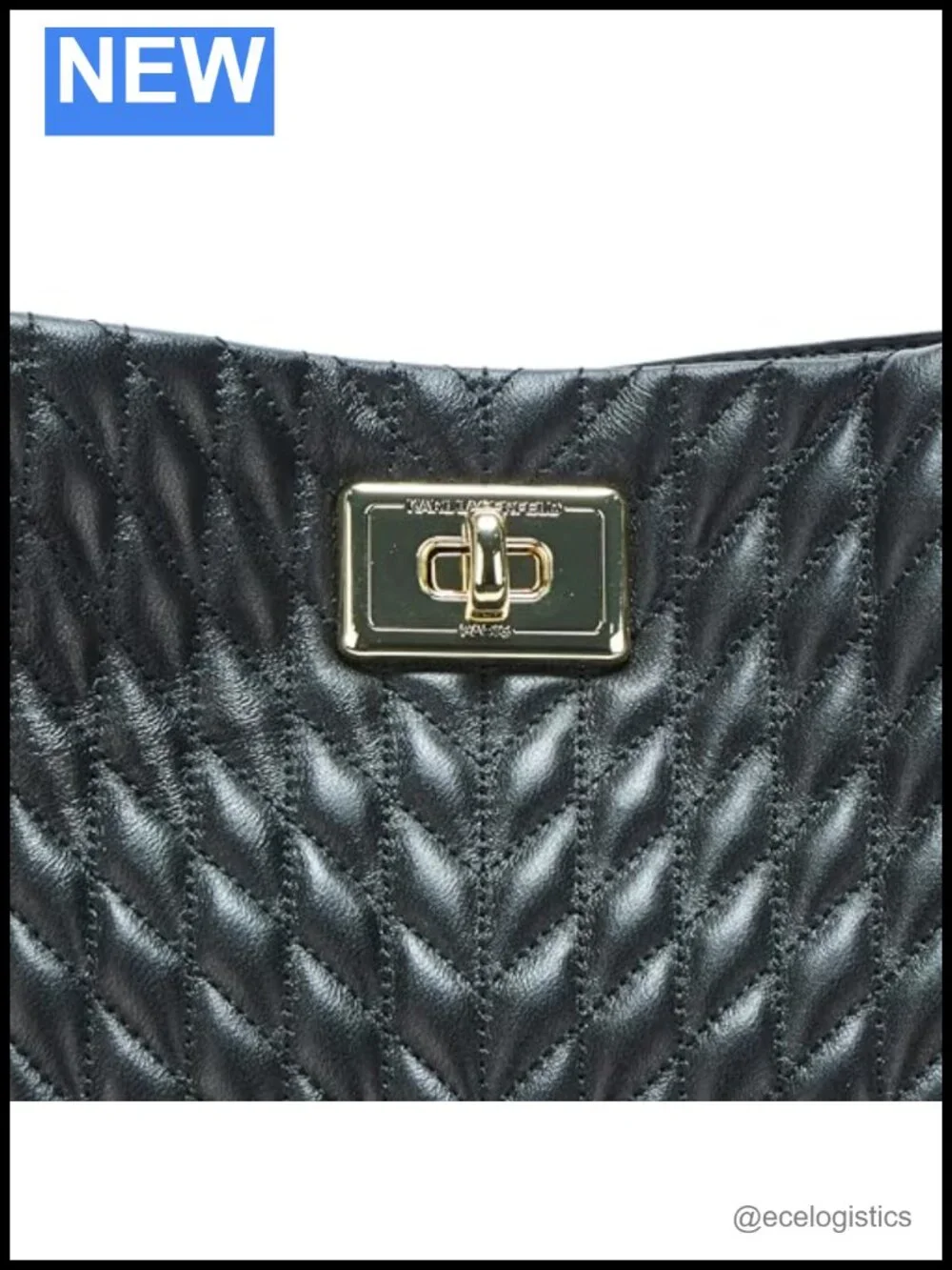 Faux Leather Tote Handbag with Shoulder Strap